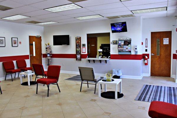 Reception area