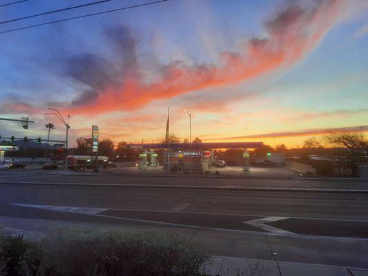 The Eastern at Russell Chevron during sundown.