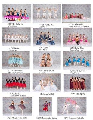 2019 Yu Xin Ballet School Annual performance Group Photo Shots.