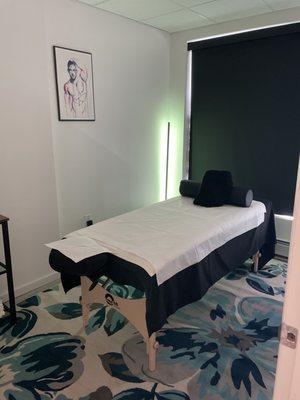 One of the massage rooms