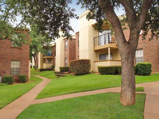 Exterior Buildings and Walkway