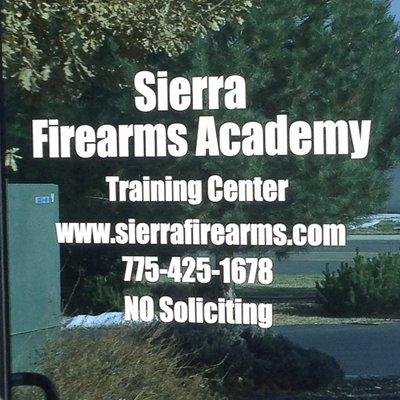 Sierra Firearms Academy