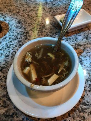 Hot and sour soup.