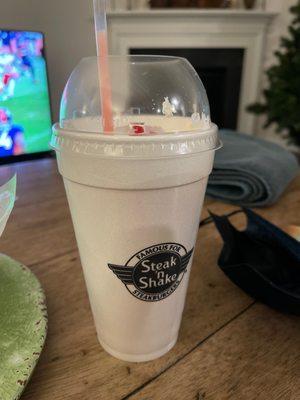 Great strawberry shake!