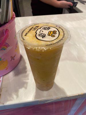 Passion Fruit Slush- refreshing slushie with ice jelly