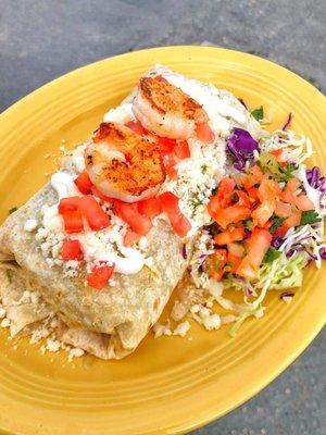 Shrimp burrito