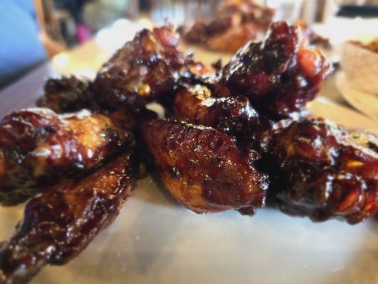 Blackberry Dijon wings