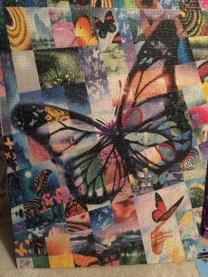 Butterfly collage