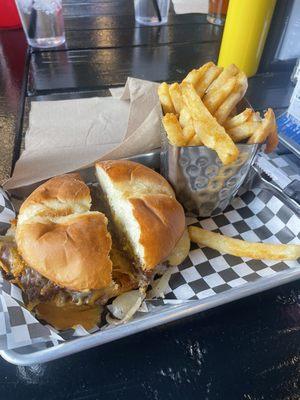 Burger and Fries