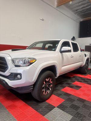 Dark grey to very light grey Tacoma