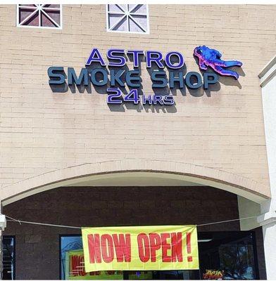 Astro Smoke Shop North. Open 24 hours!