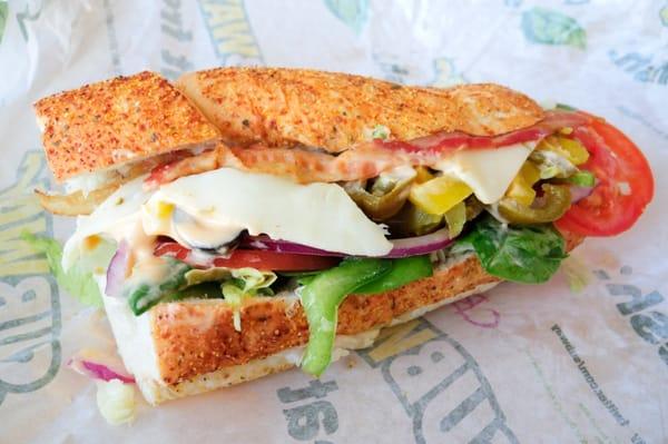 Chicken & Bacon Ranch Sandwich.