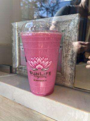 Pink cloud smoothie