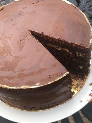 Whole chocolate cake