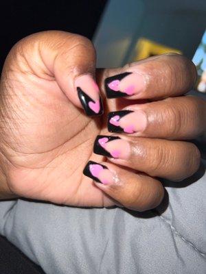 These are the nails I walked out the shop with