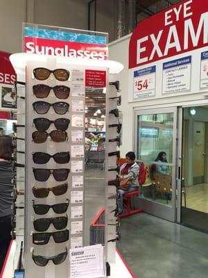 Sunglasses and Eye Exams also.