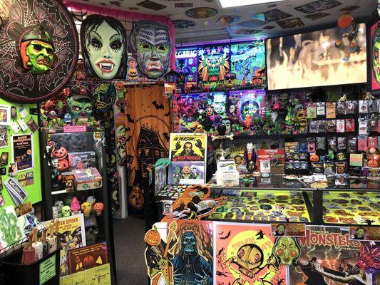 Tons of horror and sci-fi collectibles