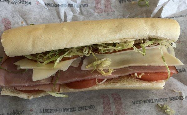 The Pepe Little John. Ham and provolone. Yummy