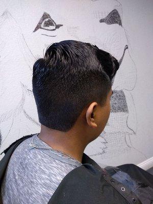 Regular Haircut - back view