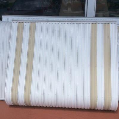 Have 3 clamshell used awnings all mounting hardware included & $95.00 each