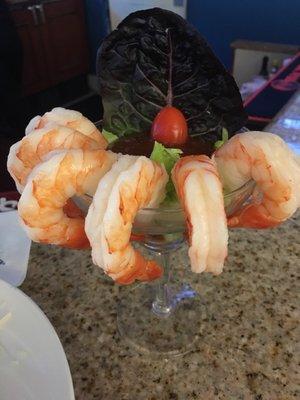 Shrimp cocktail appetizer