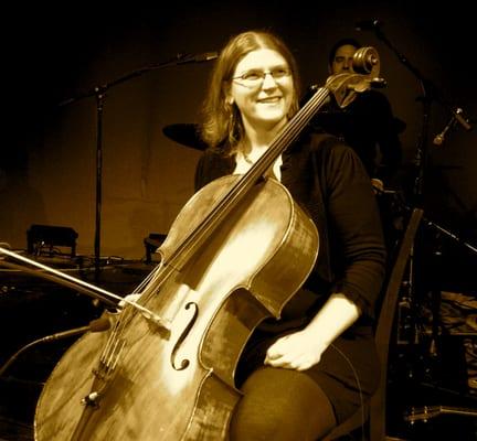 On stage with Portland Cello Project