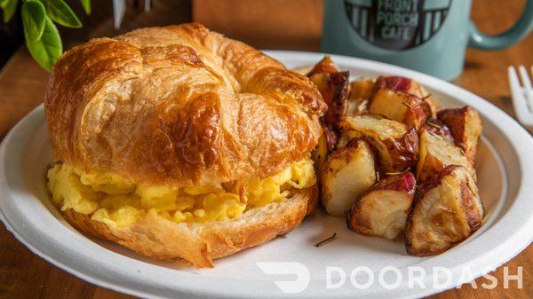 Croissant, Egg & Cheese