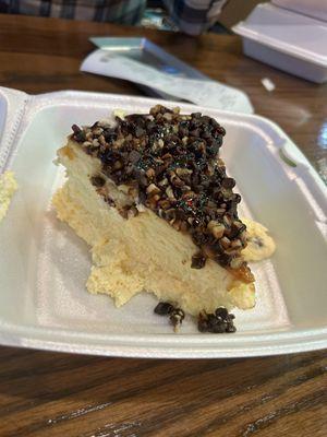 Turtle cheesecake