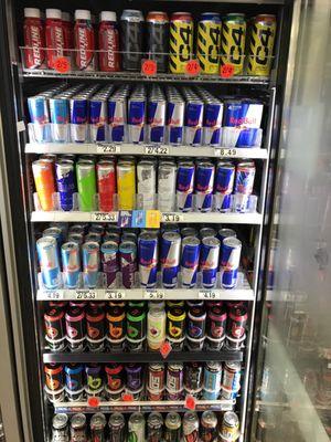 Check out our variety of energy drinks