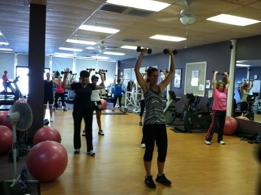 Total Body Conditioning class for all levels of fitness.