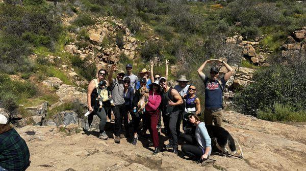 Some Submerge Life Group friends hiking Mission Trails--we love doing life together!