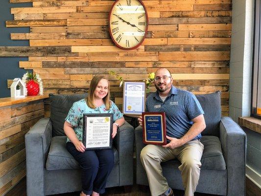 RE/MAX Cornerstone and motto mortgage owners got nominated to be business persons of the year 2019 in Westland, Michigan