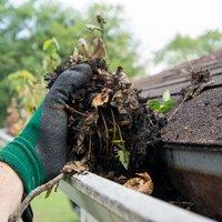 Our pro's can quickly and safely clean gutters that are just out of reach for the homeowner.