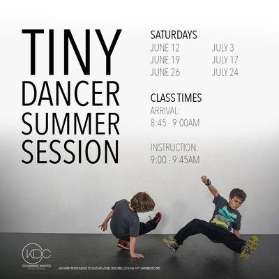 Tiny Dancers Summer Classes!