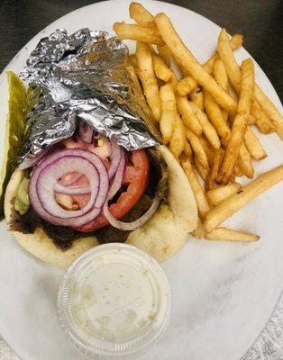 Gyro w/ fries