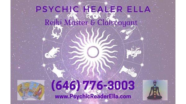 Psychic Ella Reiki Master & Clairvoyant in New York City (646) 776-3003