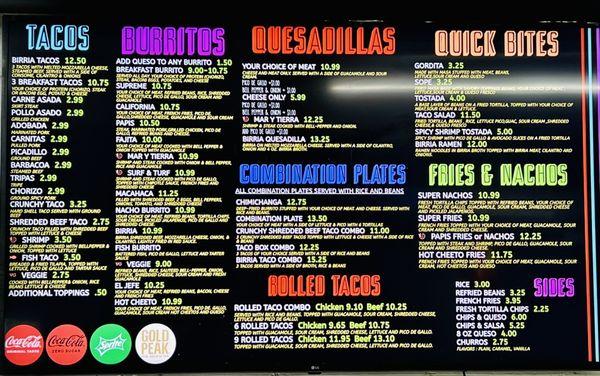 Digital Menu