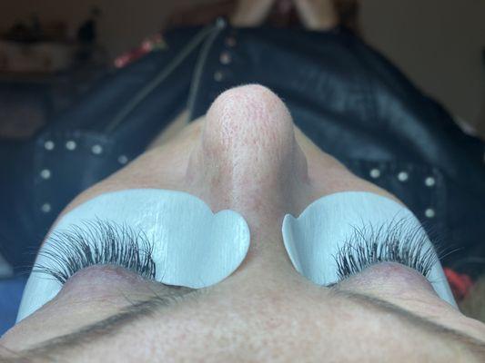 after eyelash extensions