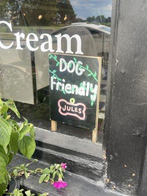 Dog friendly