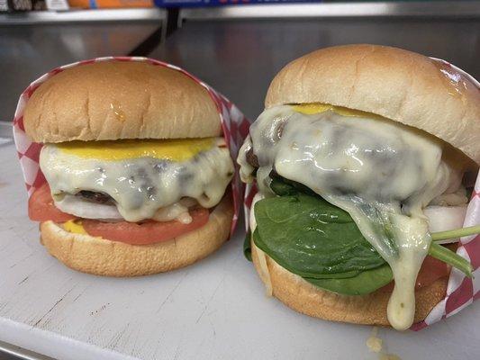 Texas Smoked Cheeseburgers