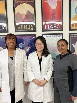 Our staffs are 40+ years in dental field. Ask any dental related questions. Sheridan, Dr.Yoon, and Silk is awaiting for you.