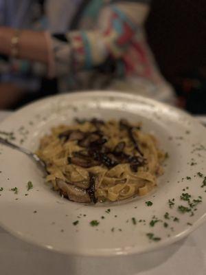 Wild mushroom pasta