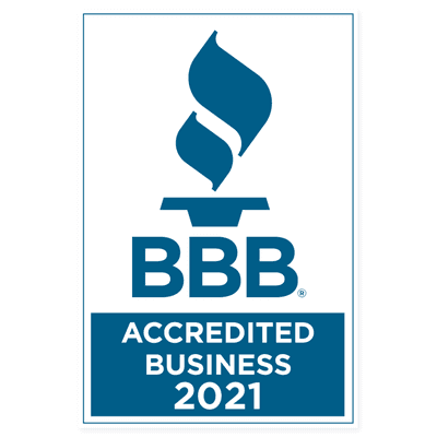 BBB accredited A+ rating since 1988