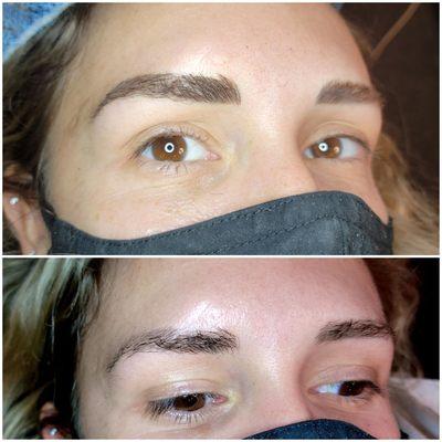 Cover up and reshaping of old Microblading