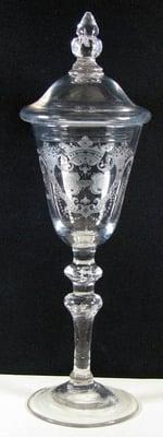 Rare Sang Goblet, c 1760