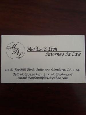 Law Offices of Maritza B Leon APC