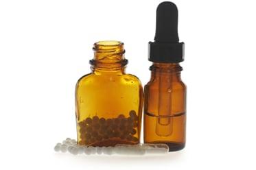 Homeopathic remedies in pellet and liquid tincture form