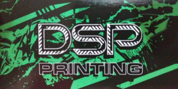 We do screen printing, Embroidery, Banners, and Bags