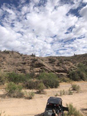 Mountain along the trail