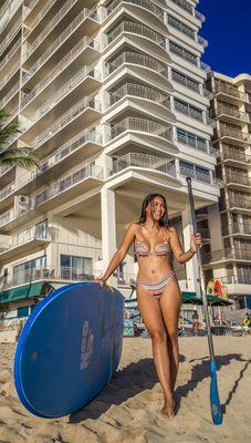 Paddleboard Rental Near the Waikiki Shores